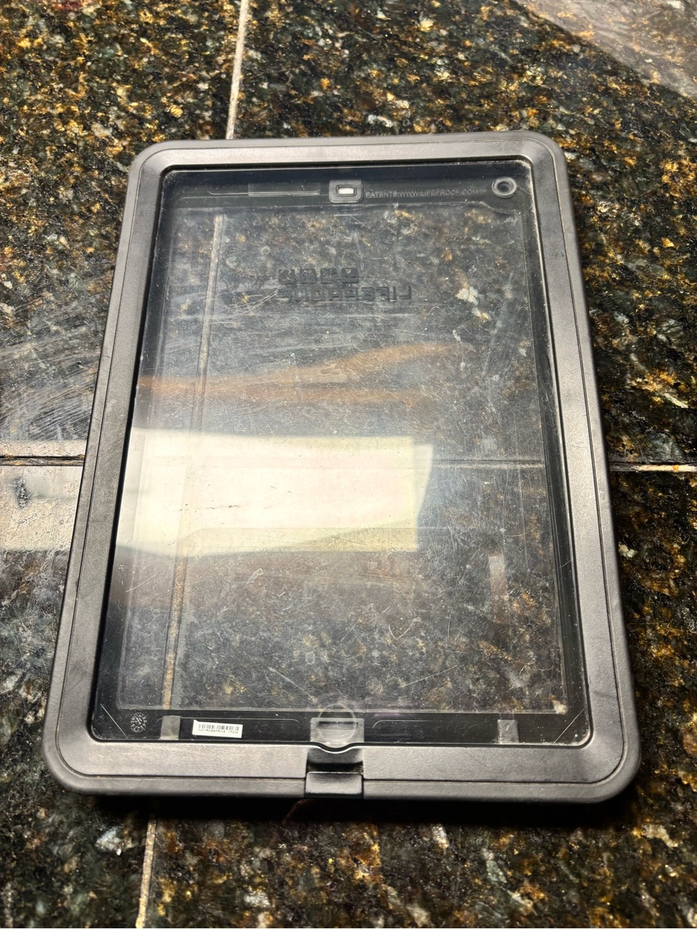 LifeProof Black Rugged Tablet Cover with Clear Front